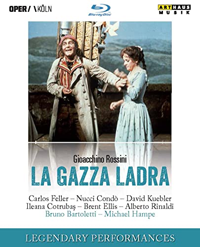 Rossini (1792-1868) - La Gazza Ladra : Hampe, Bartoletti / Gurzenich Orchestra, Cotrubas, Kuebler, etc (1987 Stereo) - Import Blu-ray Disc