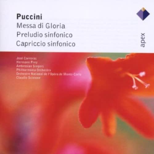 Puccini (1858-1924) - Messa di Gloria, Preludio sinfonico, Capriccio sinfonico : Schimone /  Philharmonia Orchestra, Monte Carlo Opera Orchester - Import CD