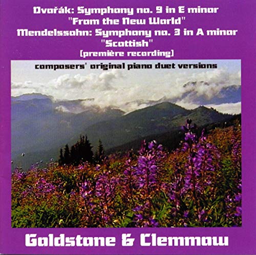 Dvorak, Antonin(1841-1904) - (Piano Duo)sym, 9, : Goldstone & Clemmow +mendelssohn: Sym, 3, - Import CD