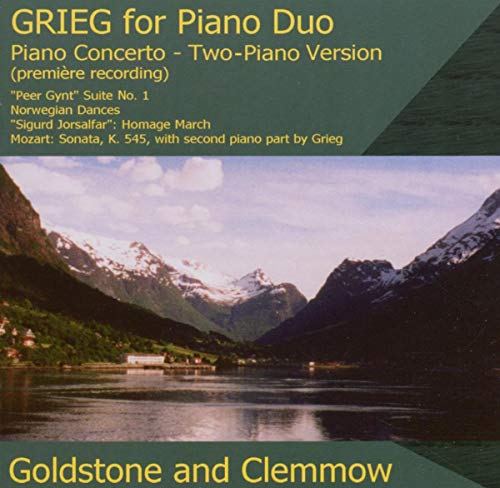 Grieg (1843-1907) - (Piano Duo)piano Concerto, Peer Gynt Suite, 1, : Goldstone & Clemmow +mozart - Import CD