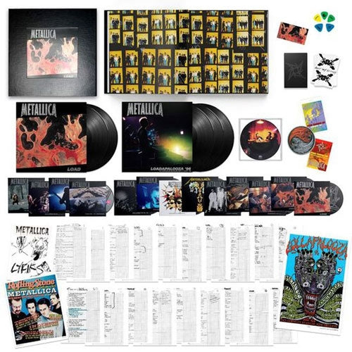 Metallica - Load (Deluxe Box Set) - Import 180g Vinyl 6 LP Record+15 CD+4 DVD Limited Edition