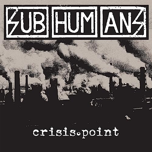 Subhumans - Crisis Point＜White & Black Galaxy Vinyl＞ - Import LP Record