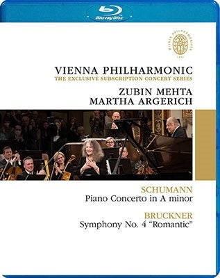 Martha Argerich - Schumann:Piano Concerto/Bruckner:Symphony No. 4 - Import Blu-ray Disc
