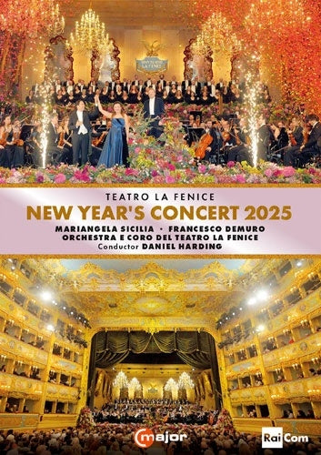 Daniel Harding - Teatro la Fenice New Year's Concert 2025 : Daniel Harding, Mariangela Sicilia, esco Demuro - Import DVD