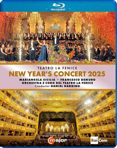Daniel Harding - Teatro la Fenice New Year's Concert 2025 : Daniel Harding, Mariangela Sicilia, esco Demuro - Import Blu-ray Disc