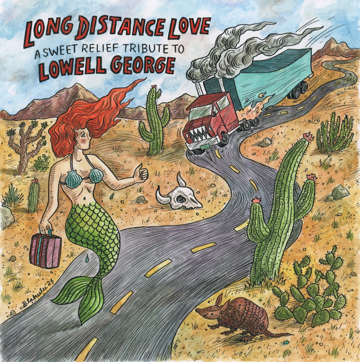 V.A. - Long Distance Love - A Sweet Relief Tribute To Lowell George - Import Vinyl 2 LP Record