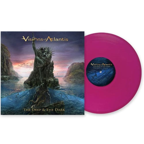 Visions Of Atlantis - The Deep And The Dark - Import Transparent Violet Vinyl LP Record Limited Edition