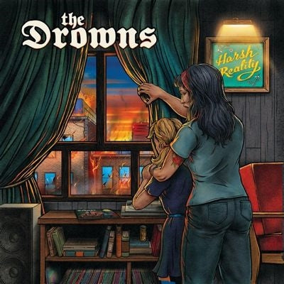 Drowns - Harsh Reality - Import Into The Deep Marble Vinyl LP Record Limited Edition