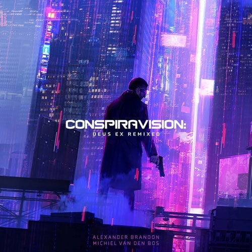 Michiel van den Bos, Alexander Brandon - Conspiravision: Deus Ex Remixed - Import Colored & Clear Vinyl 2 LP Record