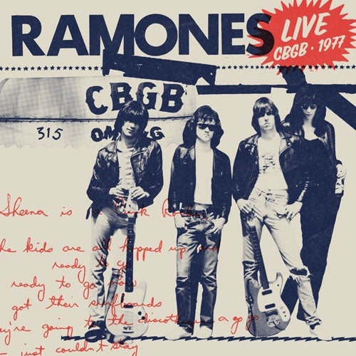Ramones - Live At Cbgb, 1977 - Import Black Friday/Red Vinyl LP Record