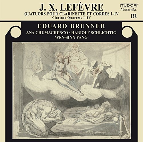 Lefevre, Jean Xavier (1763-1829) - Clarinet Quartets Nos, 1-4, : Brunner(Cl)Chumachenco(Vn)Schlichtig(Va)Wen-sinn Yang(Vc) - Import CD