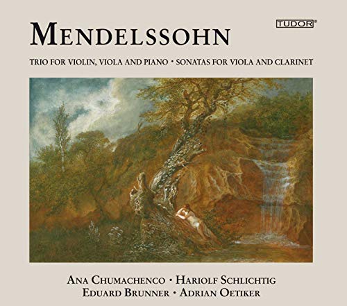 Mendelssohn (1809-1847) - Piano Trio(1820), Viola Sonata, Clarinet Sonata : Chumachenco, Schlichtig, Brunner, Oetiker - Import CD