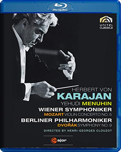 Dvorak, Antonin(1841-1904) - Dvorak Symphony No, 9, : Karajan / Berlin Philharmonic (1966)+Mozart Violin Concerto No, 5, : Menuhin(Vn)Vienna Symphony Orchestra - Import Blu-ray Disc