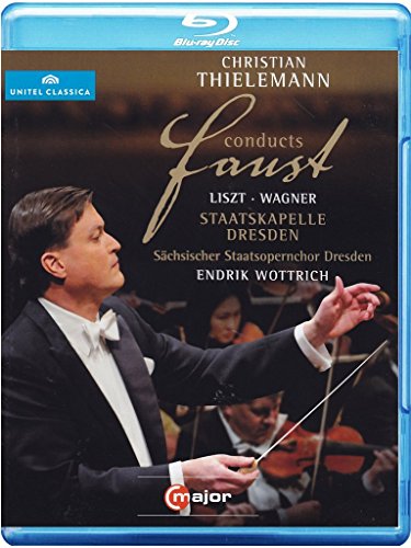 Liszt (1811-1886) - Liszt Faust Symphony, Wagner Faust Overture : Thielemann / Staatskapelle Dresden & Choir, Wottrich(T) - Import Blu-ray Disc
