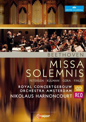 Beethoven (1770-1827) - "Missa Solemnis : Harnoncourt / Concertgebouw Orchestra, M.Petersen, Kulman, Gura, Finley" - Import DVD