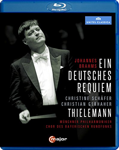Brahms (1833-1897) - Ein Deutsches Requiem : Thielemann / Munich Philharmonic, C.Schafer, Gerhaher Bavarian Radio Choir - Import Blu-ray Disc