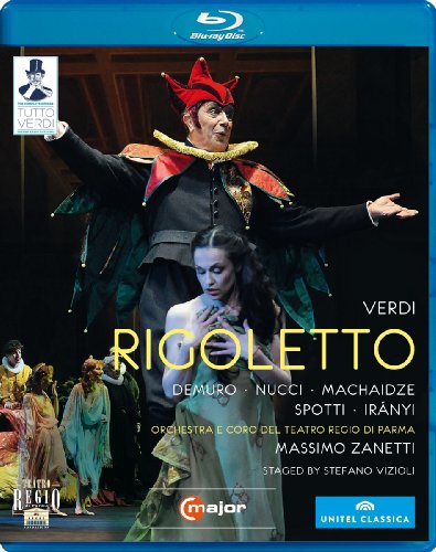 Verdi (1813-1901) - "Rigoletto : Vizioli, Zanetti / Teatro Regio di Parma, Nucci, Demuro, Machaidze, etc (2008 Stereo)" - Import Blu-ray Disc