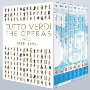 Various Artists - Tutto Verdi Operas, Vol. 3 (1855 - 18930 - Import 11 DVD Box Set