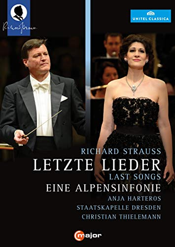 Strauss, Richard (1864-1949) - Eine Alpensinfonie, 4 Letzte Lieder, Malven : Thielemann / Staatskapelle Dresden, Harteros(S)+Rihm Ernster Gesang - Import DVD