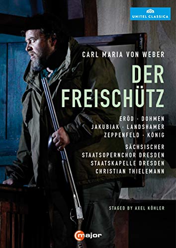 Weber (1786-1826) - Der Freischutz: Kohler Thielemann / Staatskapelle Dresden, Erod, Dohmen, Jakubiak, Landshamer, Zeppenfeld, etc (2015 Stereo)(2DVD) - Import 2 DVD