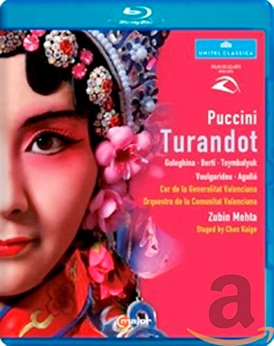 Puccini (1858-1924) - Turandot : Chen Kaige, Mehta / Valencia State Orchestra, Guleghina, Berti, Voulgaridou, etc (2008 Stereo) - Import Blu-ray Disc