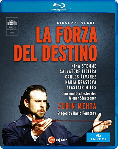 Verdi (1813-1901) - La Forza del Destino : Poutney, Mehta / Vienna State Opera, Stemme, Licitra, C.Alvarez, Miles, etc (2008 Stereo) - Import Blu-ray Disc