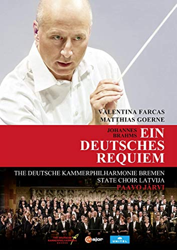 Brahms (1833-1897) - Ein deutsches Requiem : Paavo Jarvi / Deutsche Kammerphilharmonie, Matthias Goerne, Valentina Farcas - Import DVD