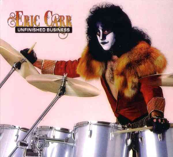 Eric Carr - Unfinished Business - Import Blue & Pink Vinyl LP Record Limited Edition
