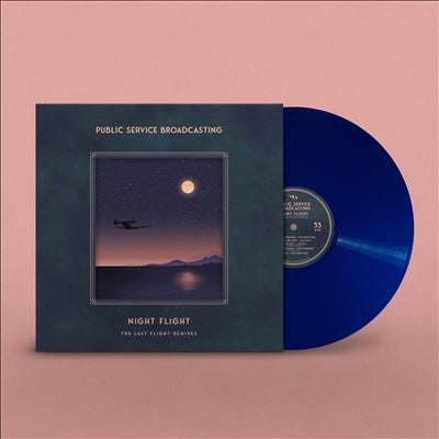Public Service Broadcasting - Night Flight: The Last Flight Remixes - Import Midnight Blue Vinyl LP Record