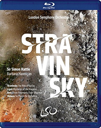 Stravinsky (1882-1971) - Stravinsky Le Sacre du Printemps, Berg, Webern, Ligeti : Simon Rattle / London Symphony Orchestra, Hannigan(S) - Import Blu-ray Disc + DVD