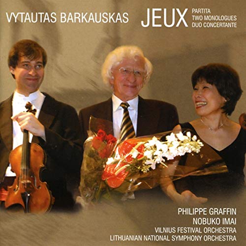 Barkauskas , Vytautas (1931-) - Duo Concertante, 2 Monologues, Jeux: Graffin(Vn)今井信子(Va)servenikas - Import CD