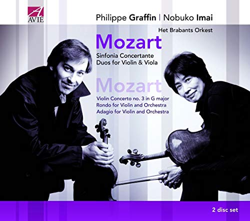 Mozart (1756-1791) - Sinfonia Concertante K.364, Violin Concerto.3, Duo.1, 2: Graffin(Vn)今井信子 (Va)Het Brabants O - Import 2 CD
