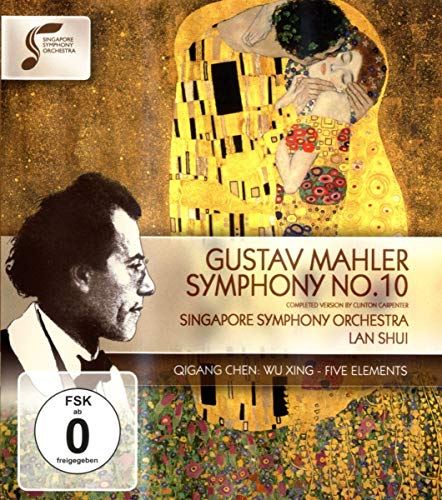 Mahler (1860-1911) - Mahler(Carpenter)Symphony No, 10, Chen Qigang Wu Xing : Lan Shui / Singapore Symphnny Orchestra - Import Blu-ray Disc
