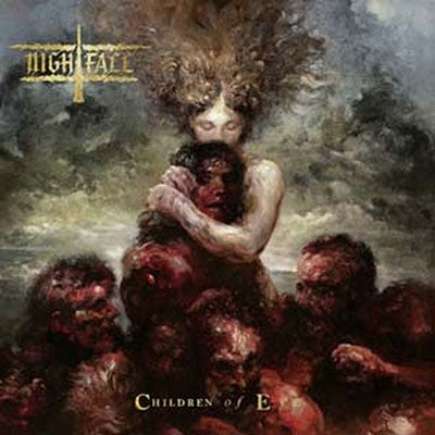 Nightfall - Children Of Eve - Import Red / White / Black Marbled Vinyl LP Record Limited Edition