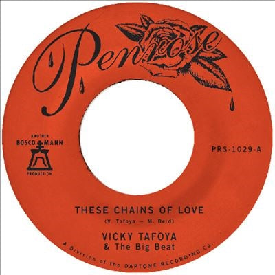 Vicky Tafoya - These Chains of Love / What A Cruel Way To Be - Import Vinyl 7 inch single Record