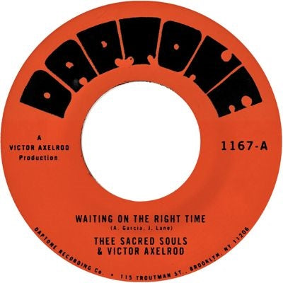 Thee Sacred Souls - Waiting on the Right Time B/W Waiting #2 - Import Vinyl 7-inch single Record