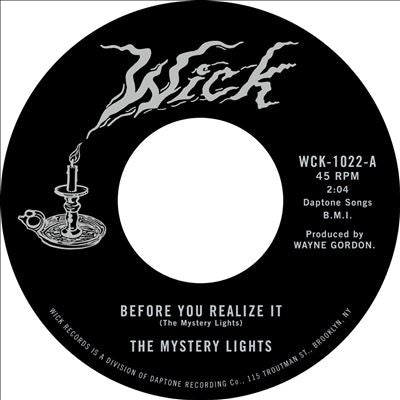 The Mystery Lights - Before You Realize It / Cerebral Crack - Import 7 inch Single Record