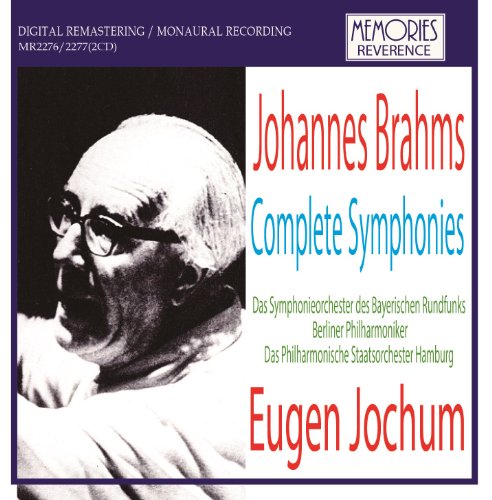 Brahms (1833-1897) - Comp.symphonies: Jochum / Bavarian Rso Bpo Hamburg State Po (1939-1958) - Import 2 CD