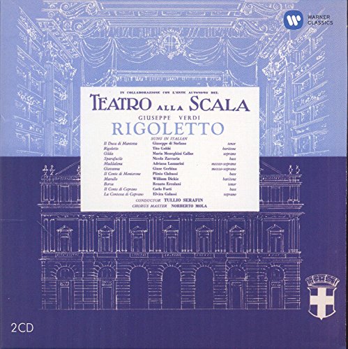 Verdi (1813-1901) - Rigoletto : Serafin / Teatro Alla Scala, Gobbi, Callas, Di Stefano, etc (1955 Monaural)(2CD) - Import 2 CD