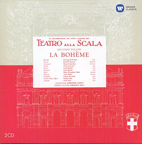 Puccini (1858-1924) - La Boheme : Votto / Teatro Alla Scala, Callas Di Stefano, Moffo, etc (1956 Monaural)(2CD) - Import 2 CD