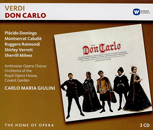 Verdi (1813-1901) - Don Carlo : Carlo Maria Giulini / Royal Opera House, Domingo, Caballe, R.Raimondi, etc (1970 Stereo)(3CD) - Import 3 CD