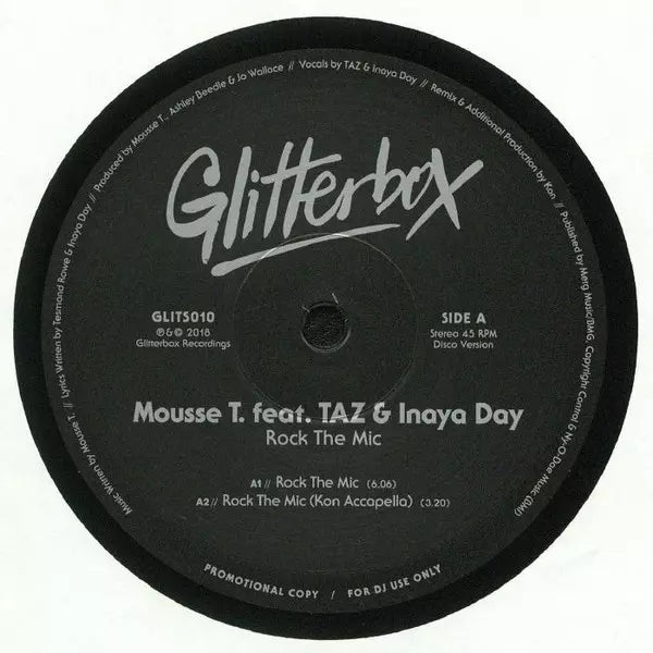 Mousse T. - Rock The Mic Feat Taz & Inaya Day (Kon Remix) - Import Vinyl 12 inch Record