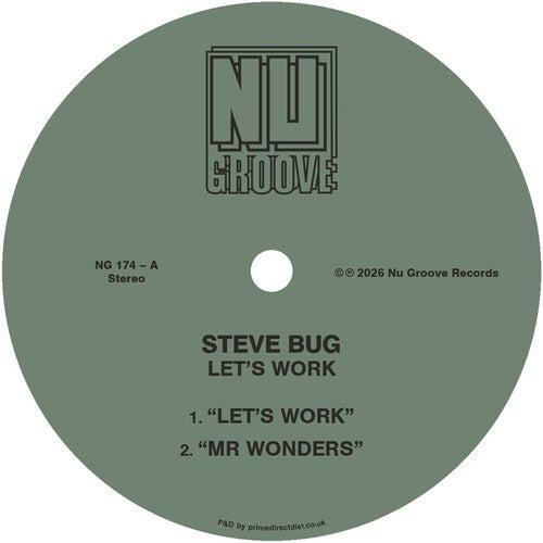 Steve Bug - Let's Work - Import 12 inch Recurd