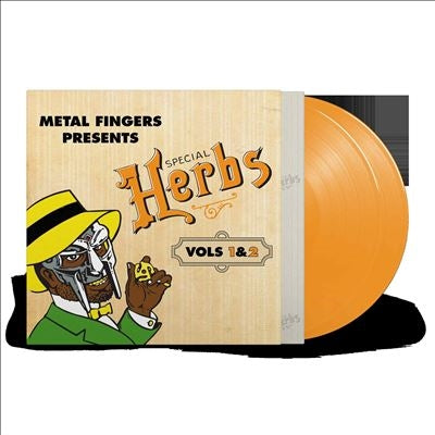MF Doom - Metal Fingers Presents: Special Herbs Vol.1&2 - Import Mustard Yellow Vinyl 2 LP Record Limited Edition