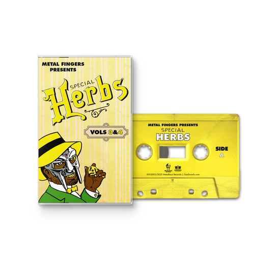 MF Doom - Metal Fingers Presents: Special Herbs Vol.3&4 - Import Cassette Tape Limited Edition