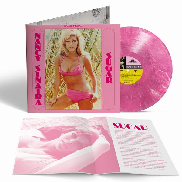 Nancy Sinatra - Sugar - Import Let'S Fall In Love Pink & White Swirl Vinyl LP Record Bonus Track
