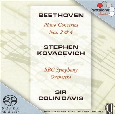 Stephen Kovacevich - Beethoven: Piano Concertos 2 & 4 - Import SACD Hybrid
