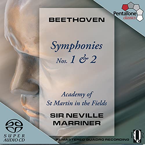 Beethoven (1770-1827) - Sym.1, 2: Marriner / Asmf - Import SACD Hybrid