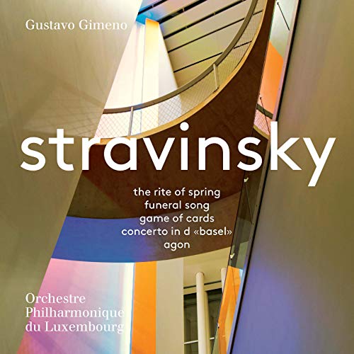 Stravinsky (1882-1971) - Le sacre du printemps, Funeral Song, Jeu de cartes, Basel Concerto, Agon : Gustavo Gimeno / Luxembourg Philharmonic (2SACD)(Hybrid) - Import 2 SACD Hybrid  Box