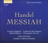 Handel (1685-1759) - Messiah: Christophers / The Sixteen Sampson Wyn-rogers Padmore Purves - Import 3 CD